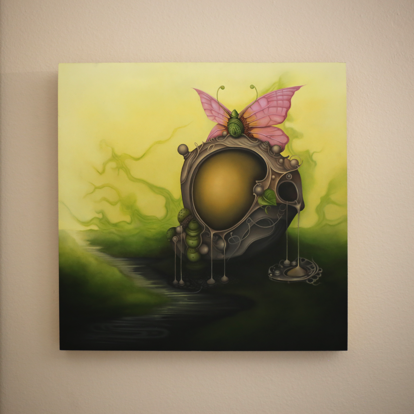"Passenger" Original Oil Painting On Wood