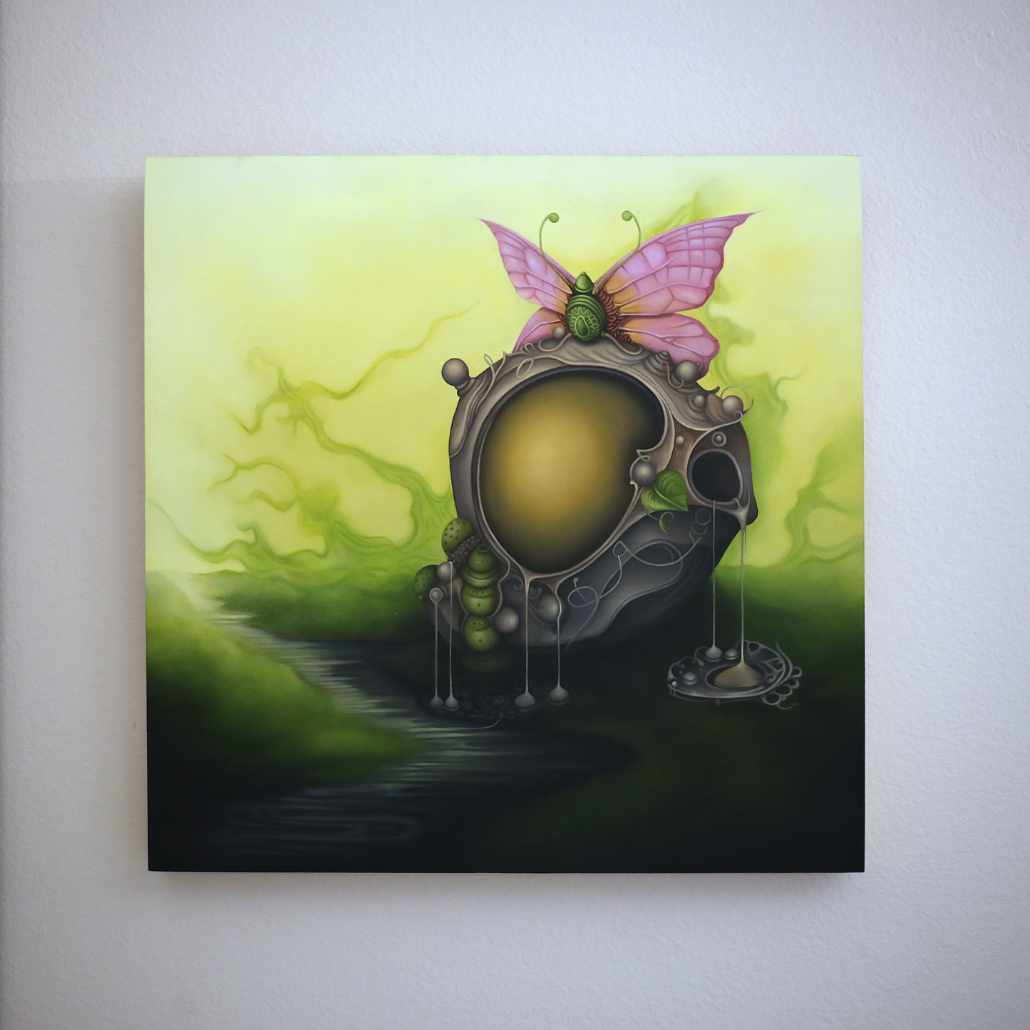 "Passenger" Original Oil Painting On Wood