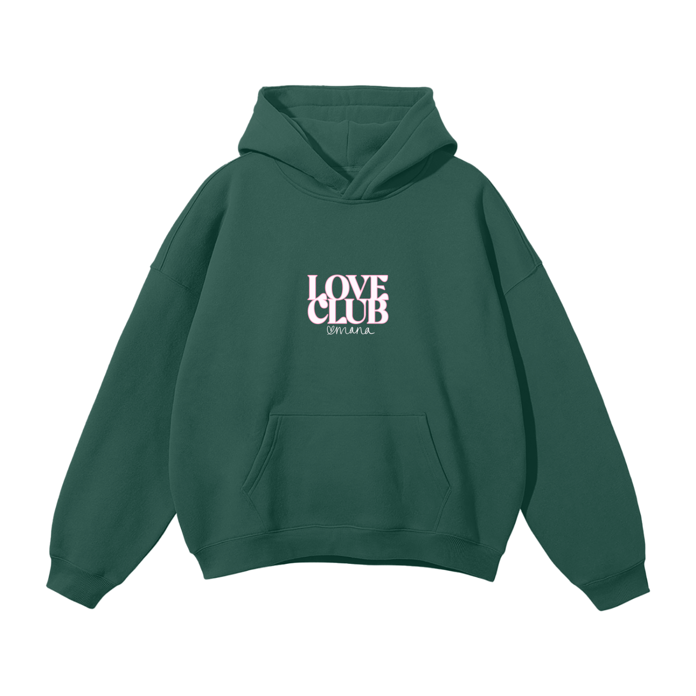 Love Mana "Strawberry Heart" Oversized Fleece Hoodie