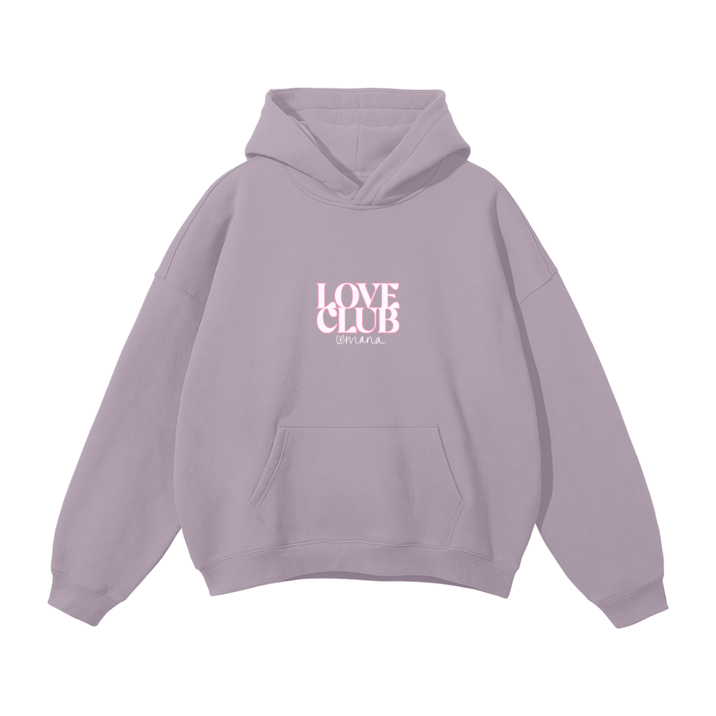 Love Mana "Strawberry Heart" Oversized Fleece Hoodie