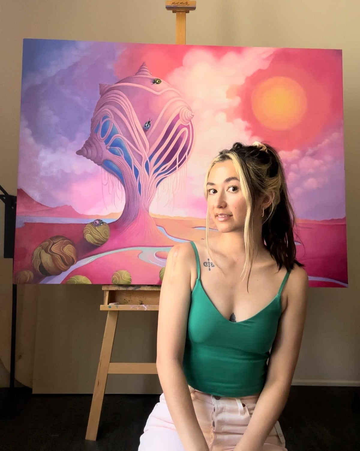 "Pure Imagination" Original Oil Painting On Wood