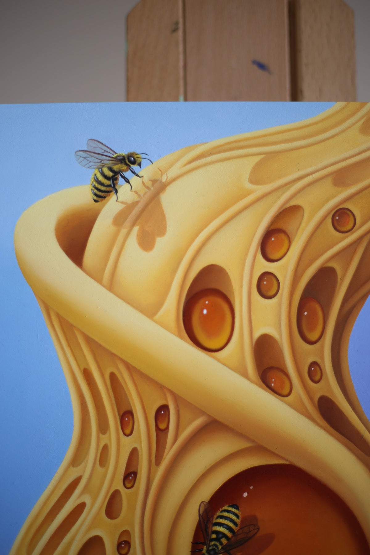 "Hive Mind" Original Oil Painting On Wood