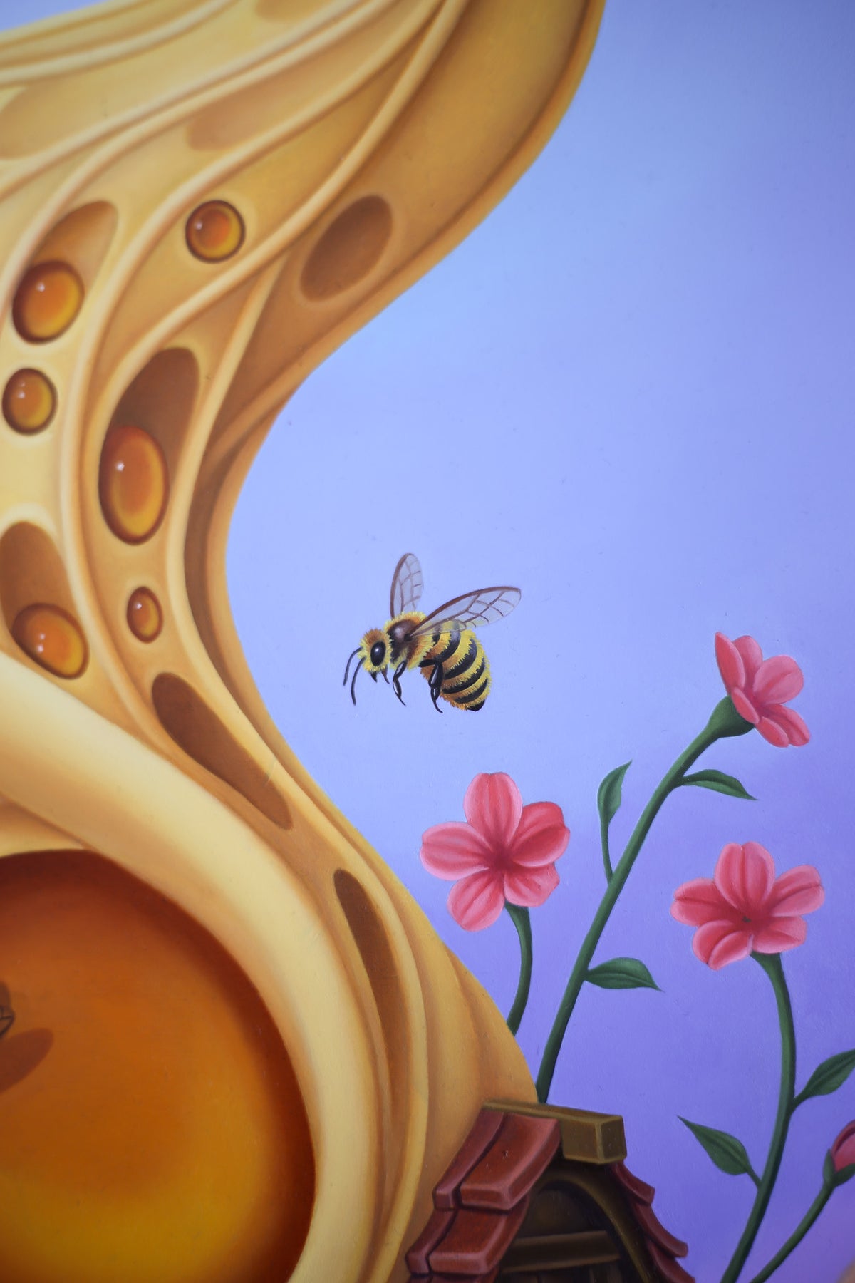 "Hive Mind" Original Oil Painting On Wood