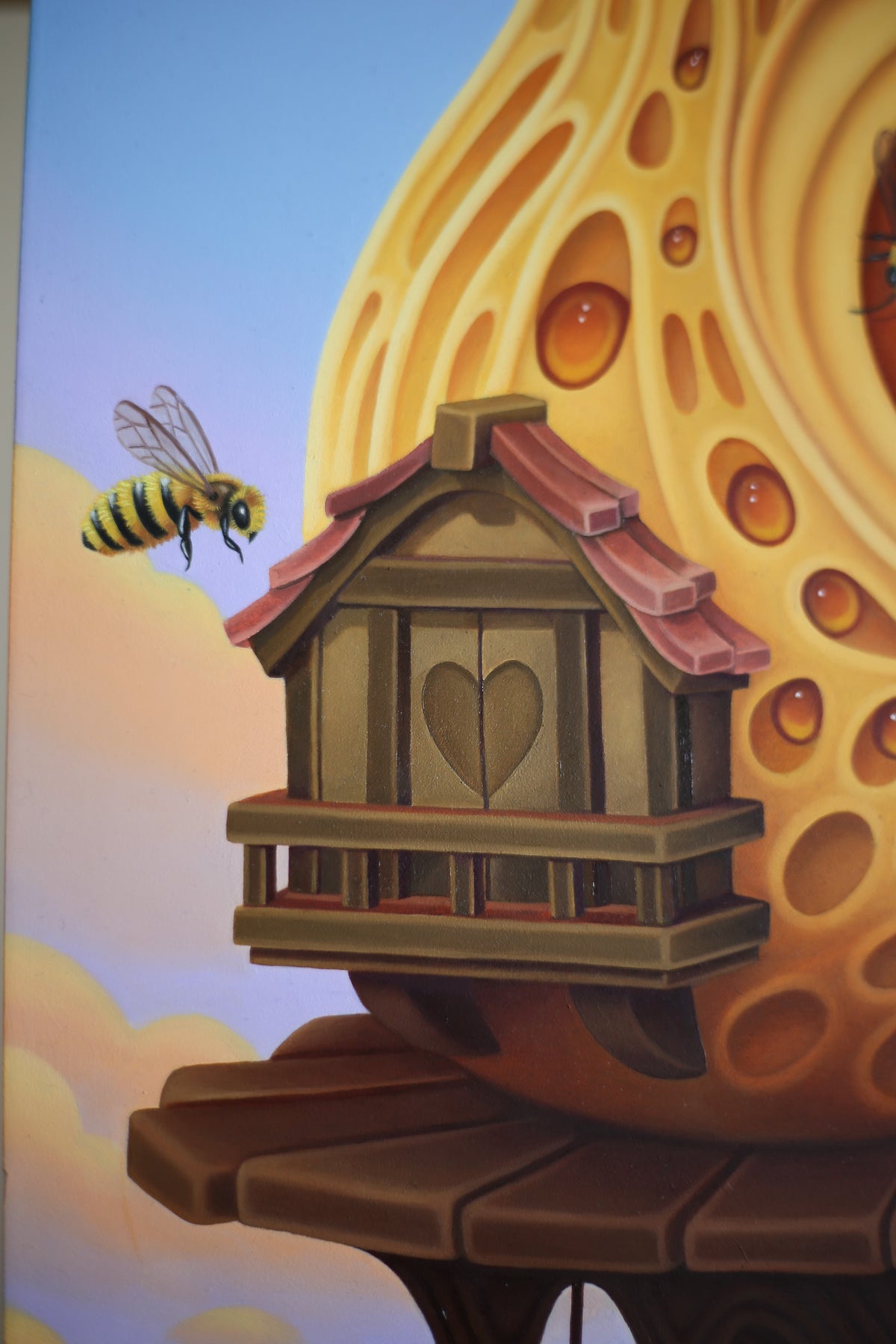 "Hive Mind" Original Oil Painting On Wood