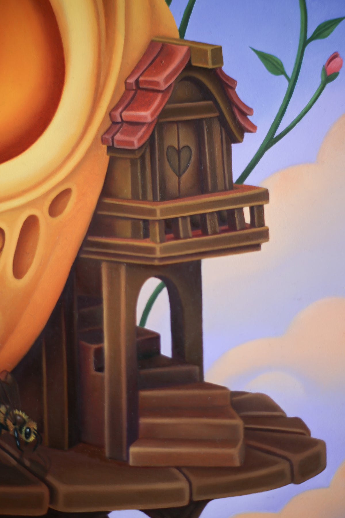 "Hive Mind" Original Oil Painting On Wood