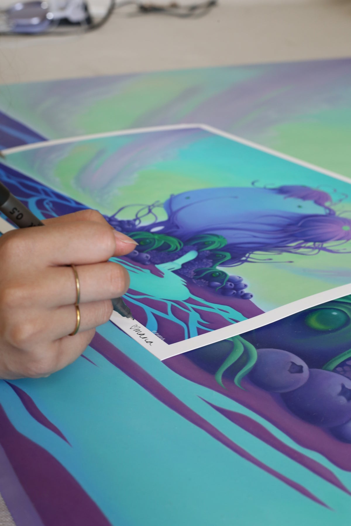 "Turning Violet" Fine Art Prints