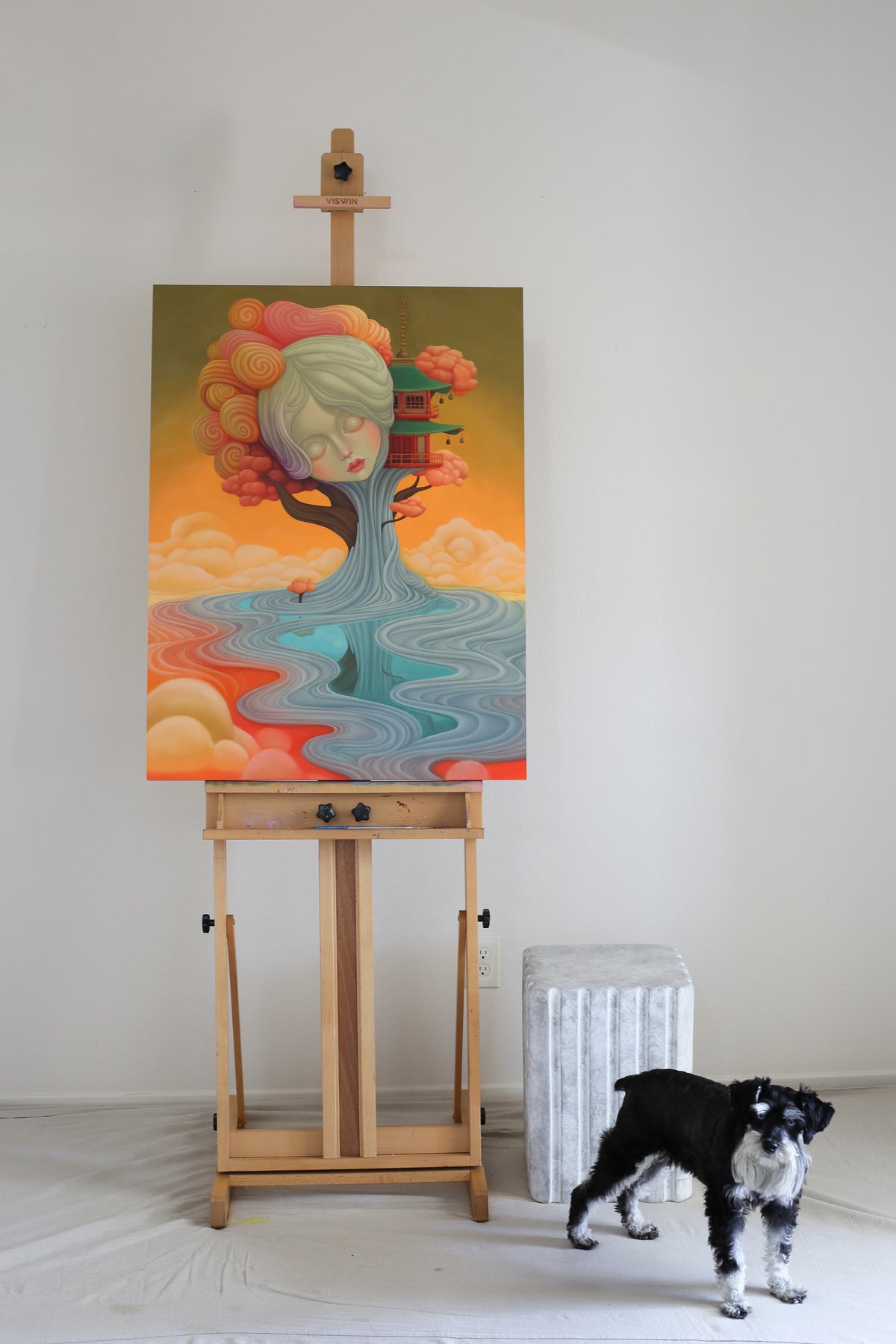 "Silk Road" Original Oil Painting On Wood
