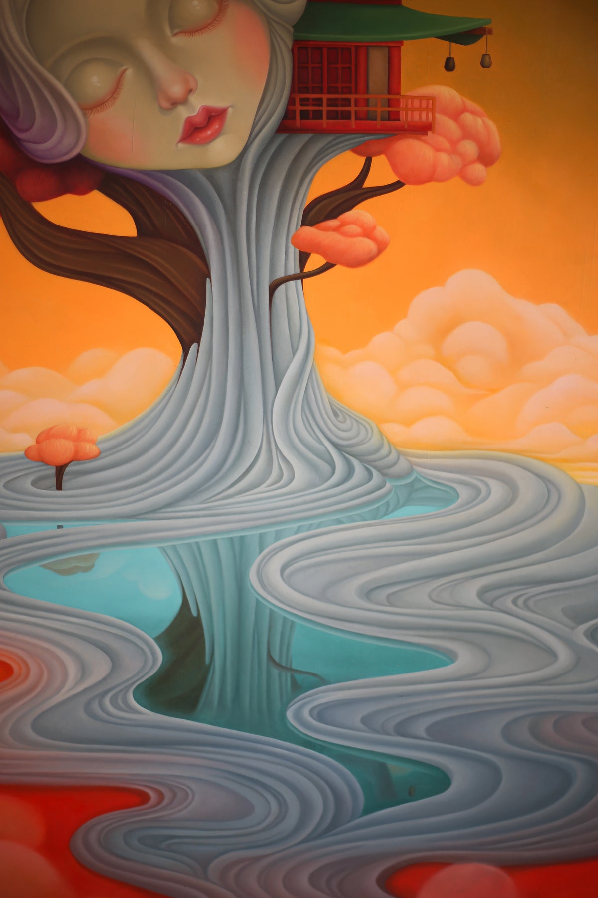 "Silk Road" Original Oil Painting On Wood
