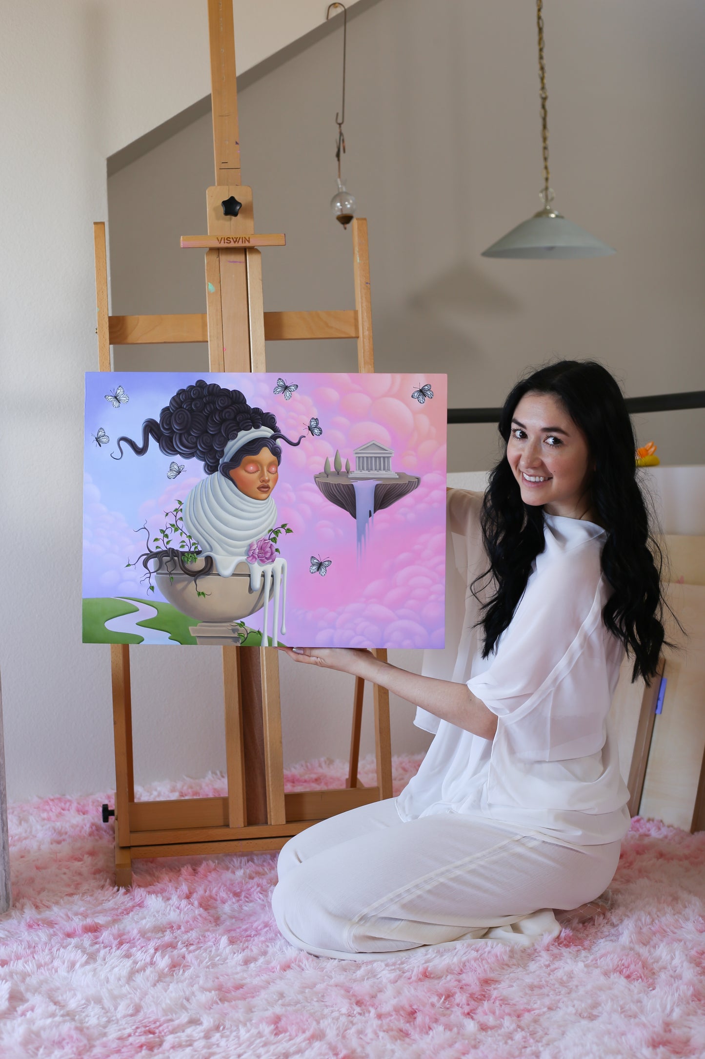 "Muses" Original Oil Painting On Wood