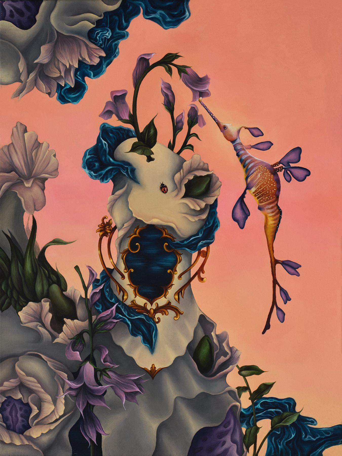 "Sweet Nectar" Original Oil Painting On Canvas