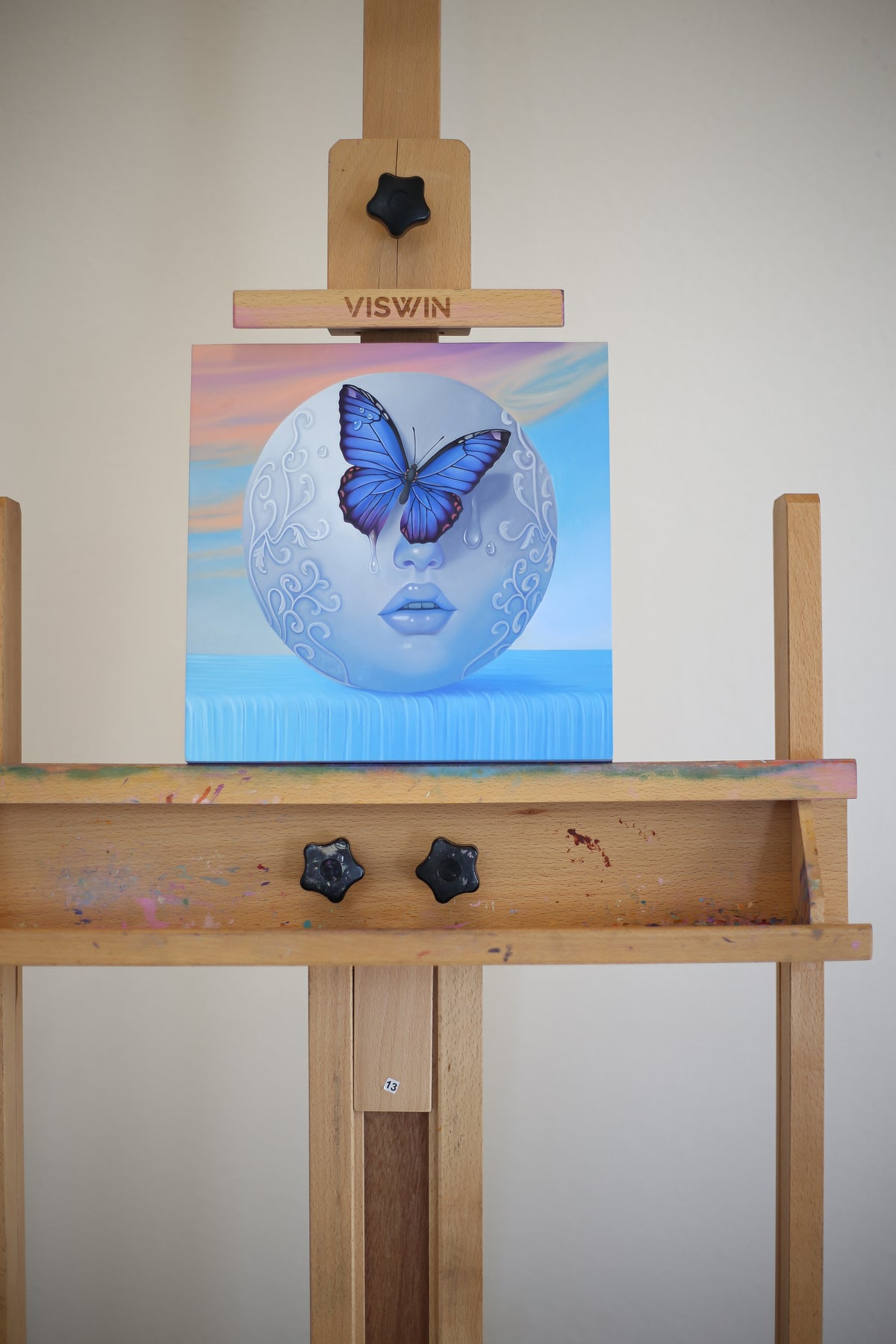 "Poor Thing" Original Oil Painting On Wood