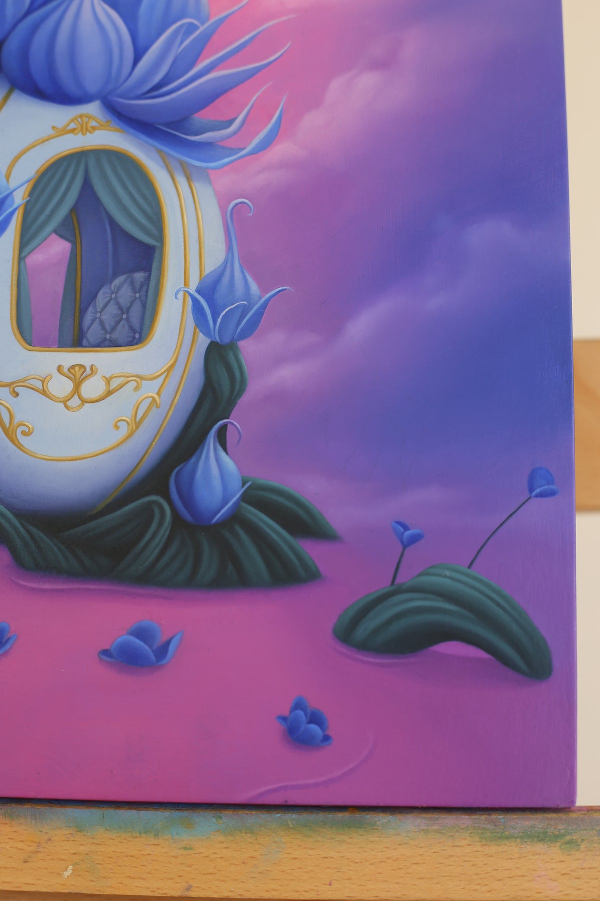 "Bibbidi-Bobbidi-Boo" Original Oil Painting On Wood