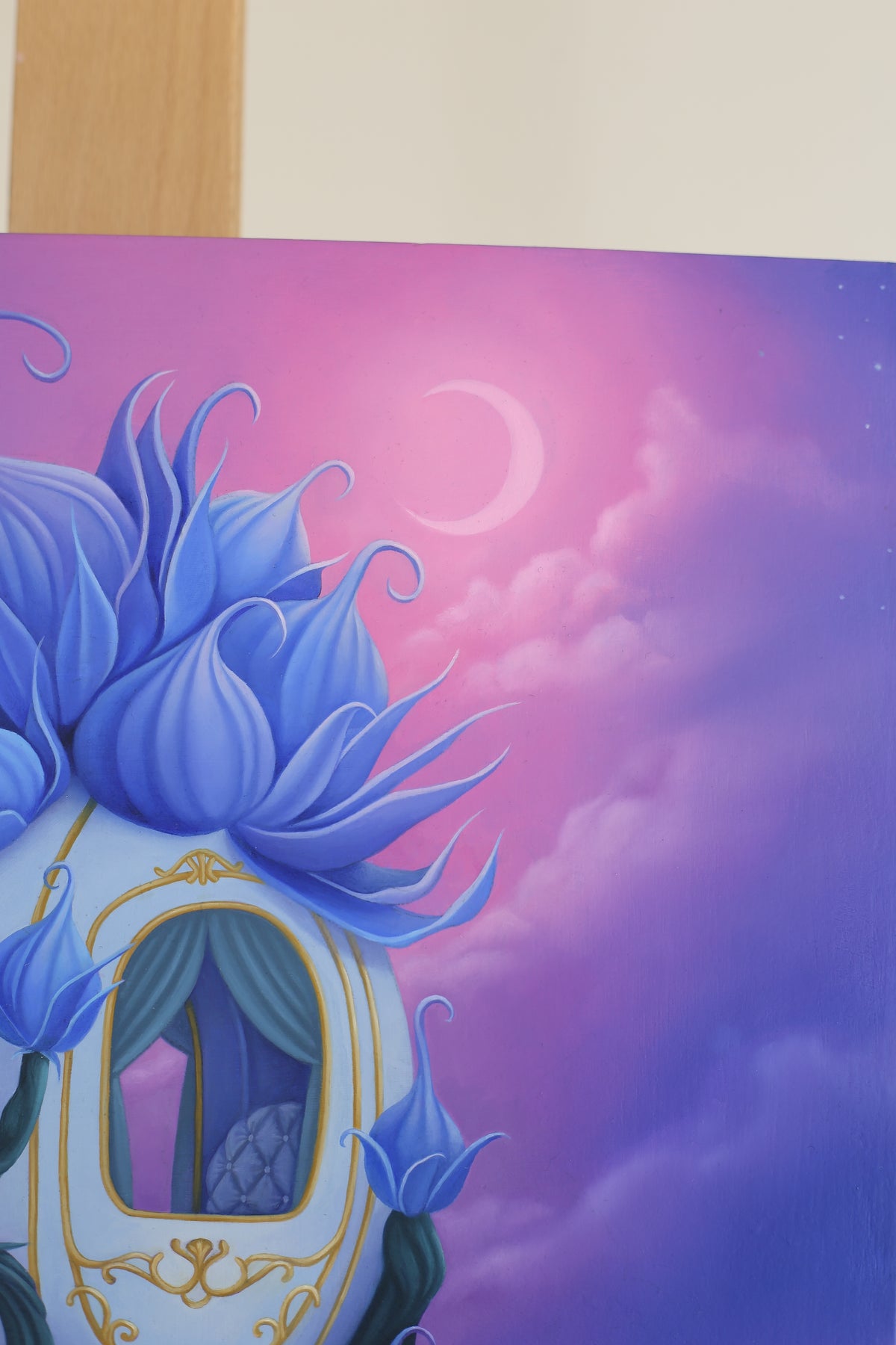 "Bibbidi-Bobbidi-Boo" Original Oil Painting On Wood