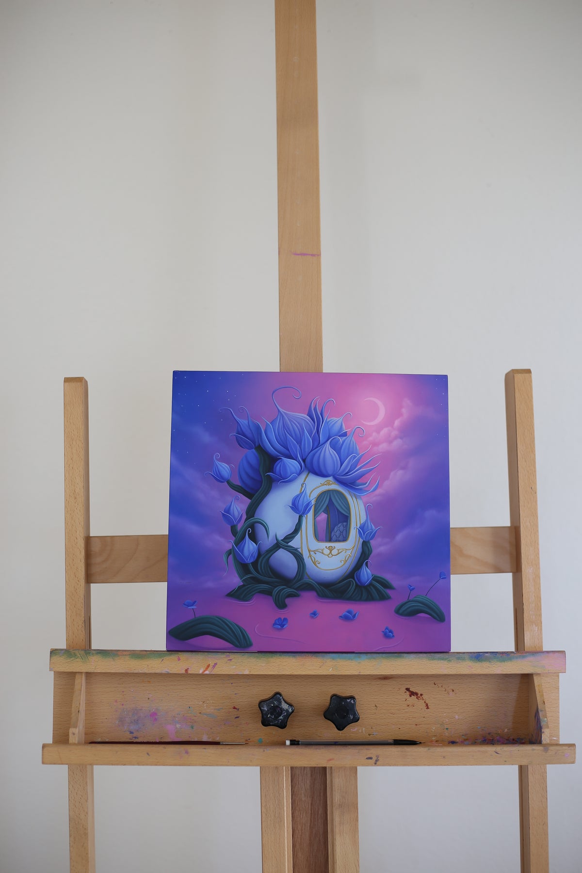 "Bibbidi-Bobbidi-Boo" Original Oil Painting On Wood