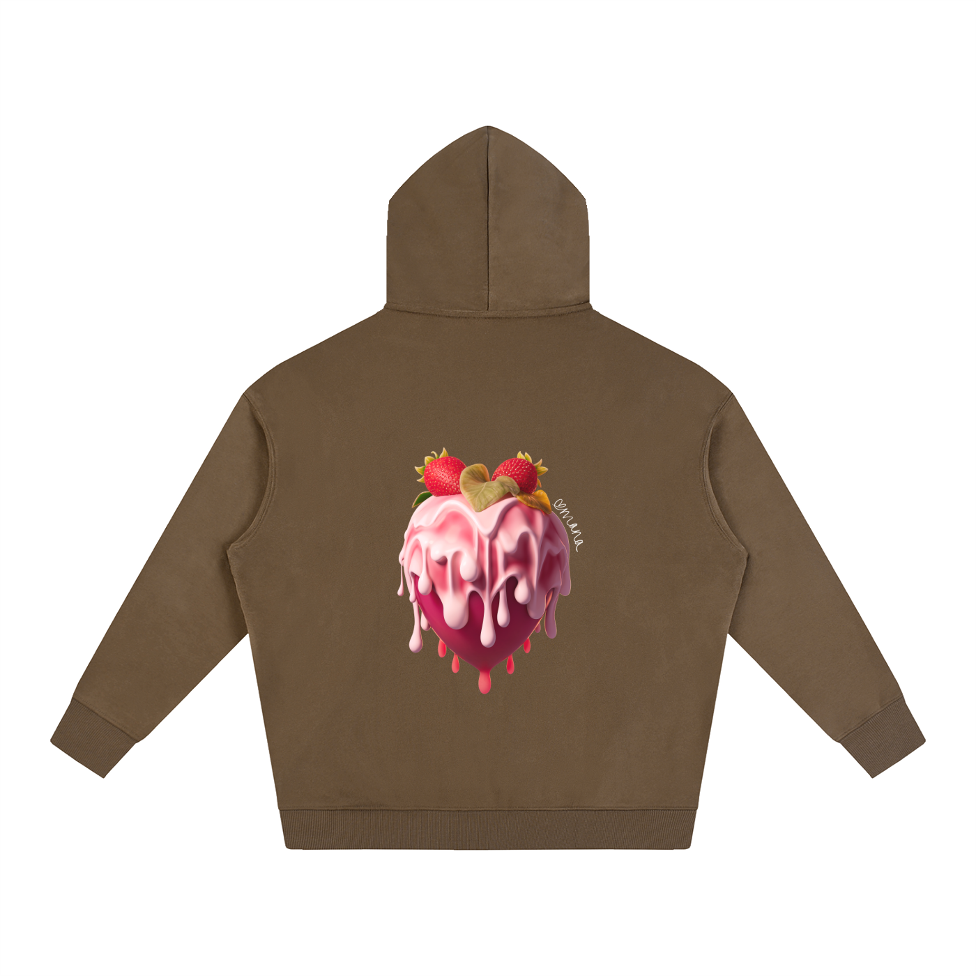"Love Club" Oversize Fleeced Hoodie