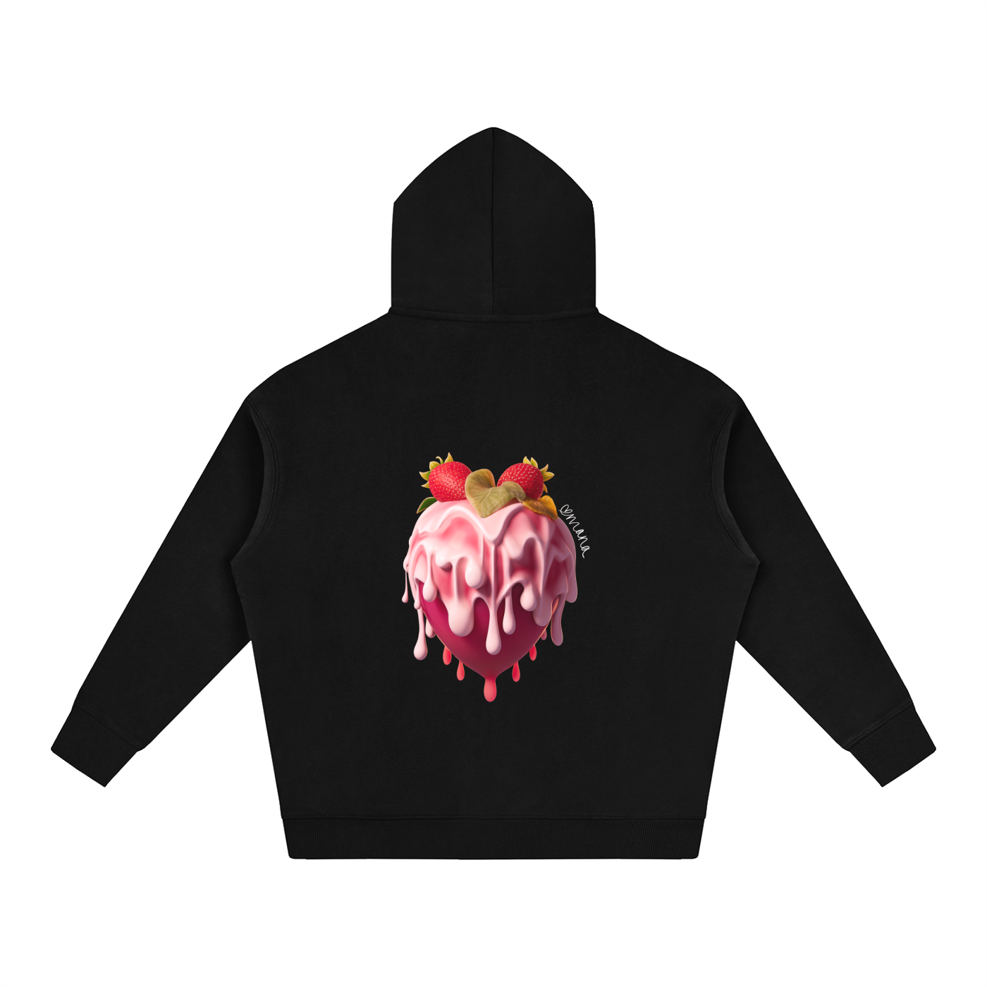 "Love Club" Oversize Fleeced Hoodie