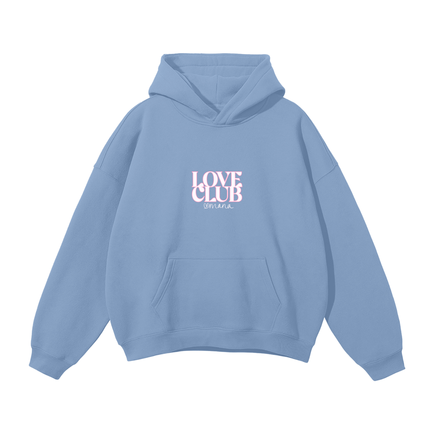 Love Mana "Strawberry Heart" Oversized Fleece Hoodie